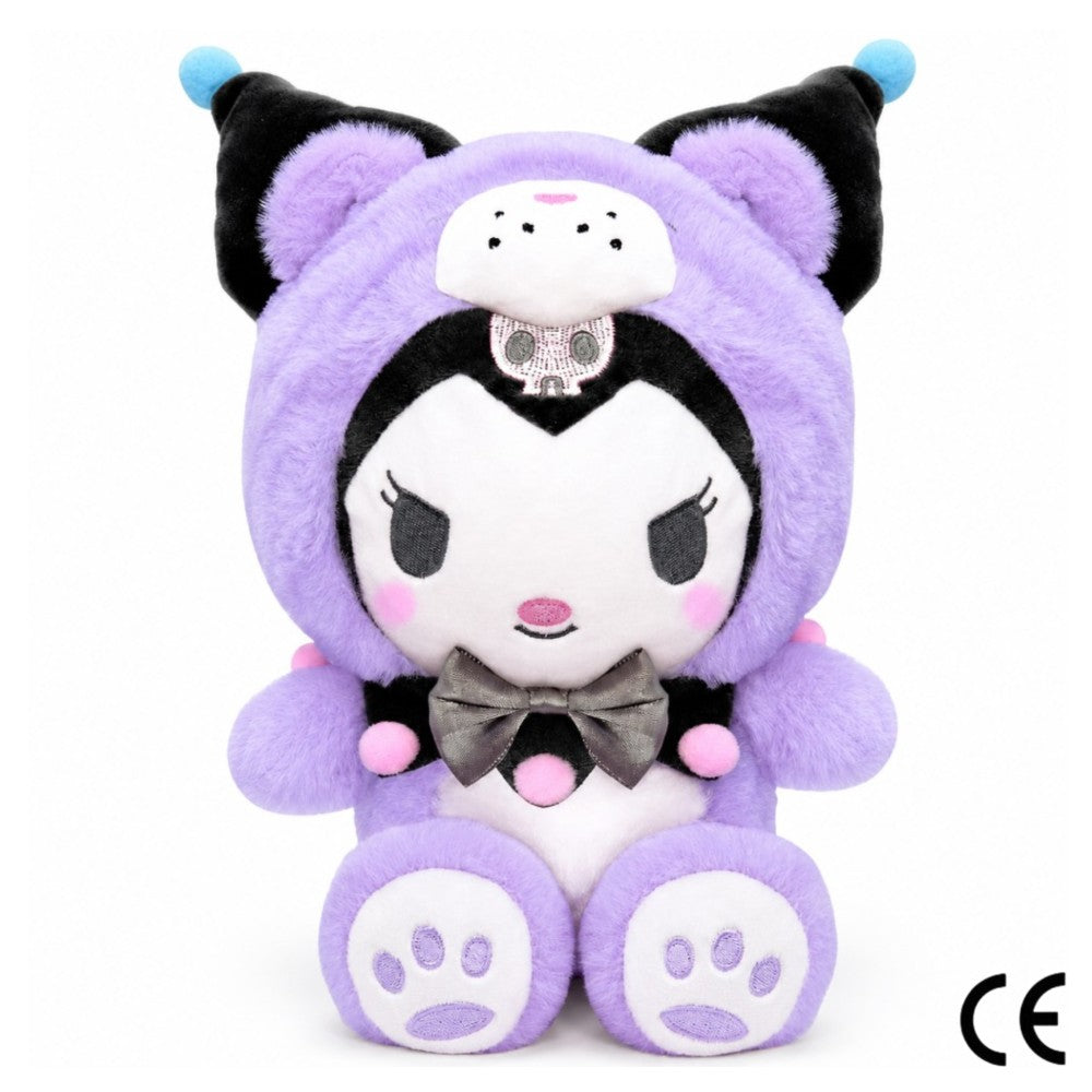Peluche de Sanrio Kuromi de 23 cm, color lila
