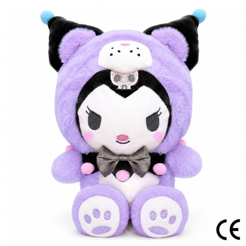 Peluche de Sanrio Kuromi de 23 cm, color lila