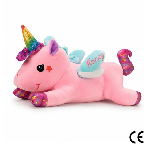 Peluche de unicornio 40 cm regalo para niños rosa