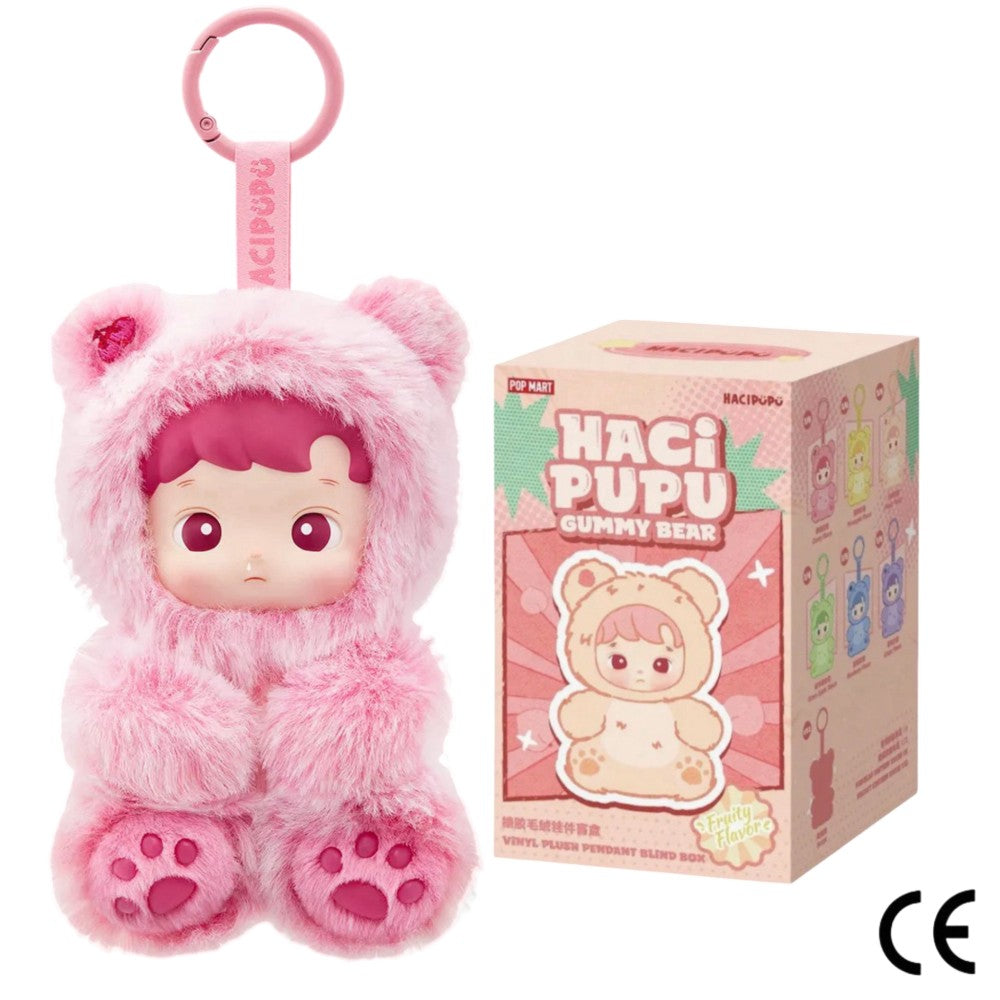 POP MART Labubu HACI PUPU Gummy Bear " Cherry Flavor" (Rosa)