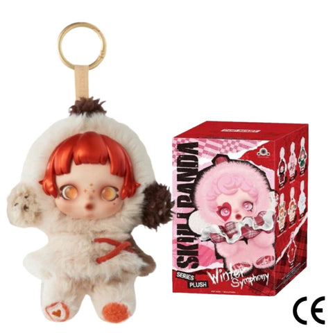 POP MART Labubu SKULLPANDA Winter Symphony "Ode to Cocoa" (Weiß)