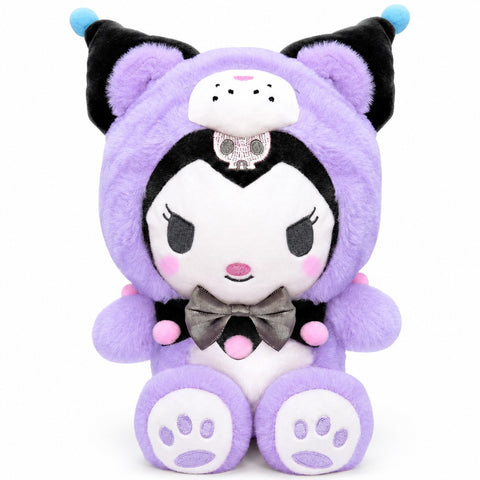 Peluche de Sanrio Kuromi de 23 cm, color lila