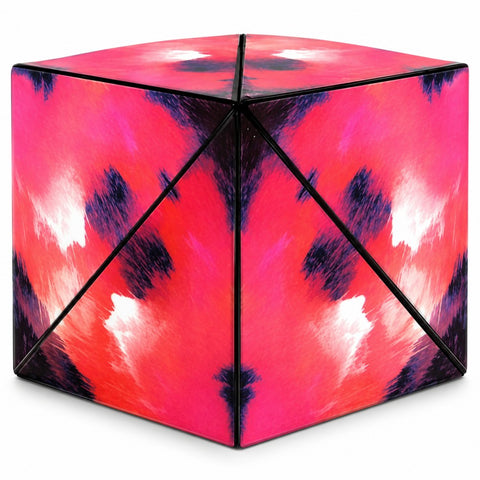 Magnetic 3D Magic Cube Puzzle Red Fire