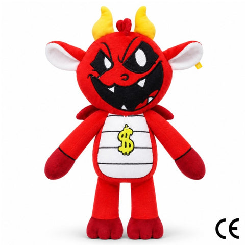 Nightmare Monster Playtime Critters Peluche Simon-Smoke Rojo