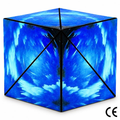 Magnetic 3D Magic Cube Puzzle Ocean Blue