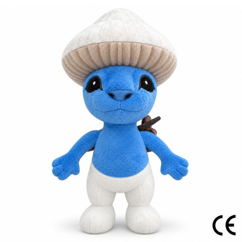 Pitufo de peluche azul