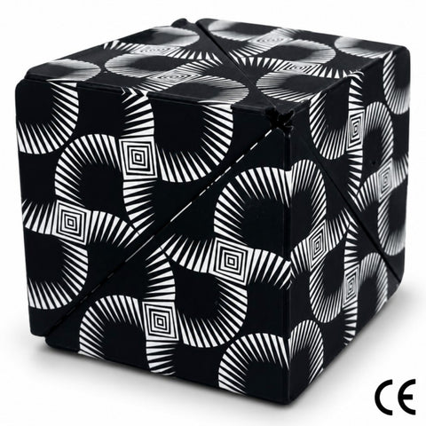 Magnetic 3D Magic Cube Puzzle Black & White