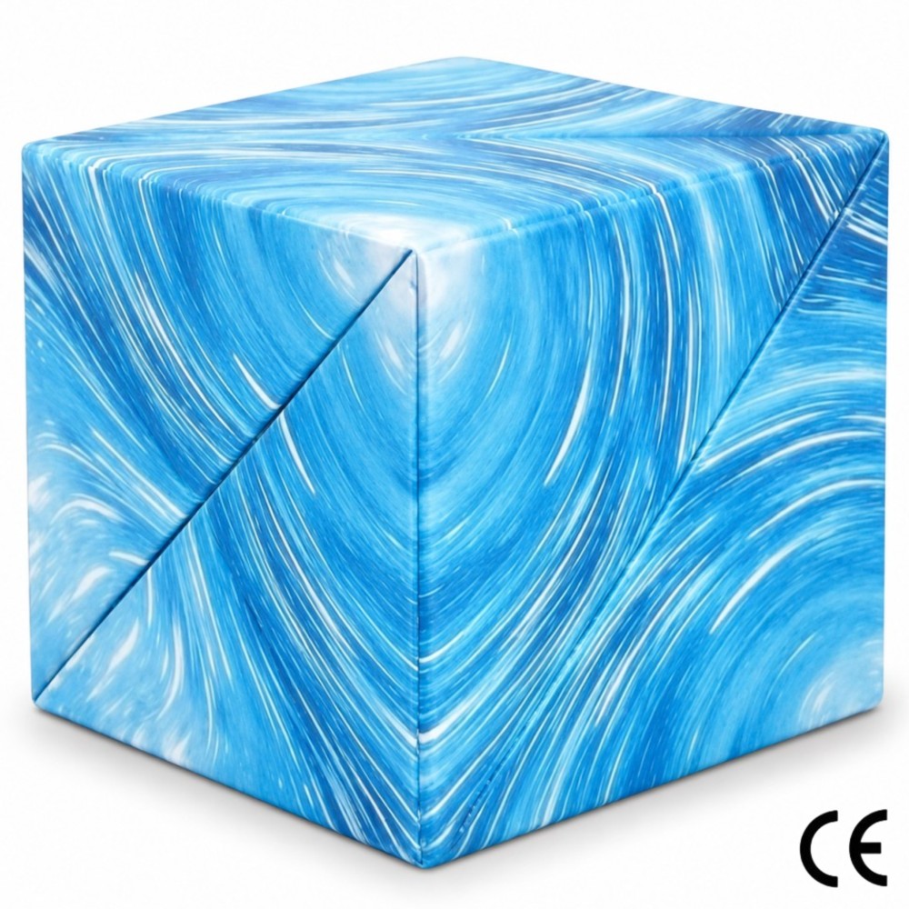Magnetic 3D Magic Cube Puzzle Blue Waves