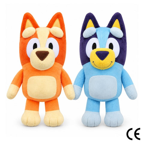 Set de peluches de Bluey y Bingo de 20 cm
