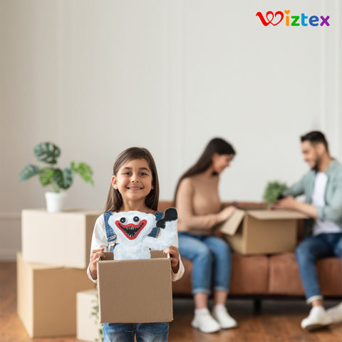 Wiztex Hacki Backi Playtime Plüschtier (Weiß)