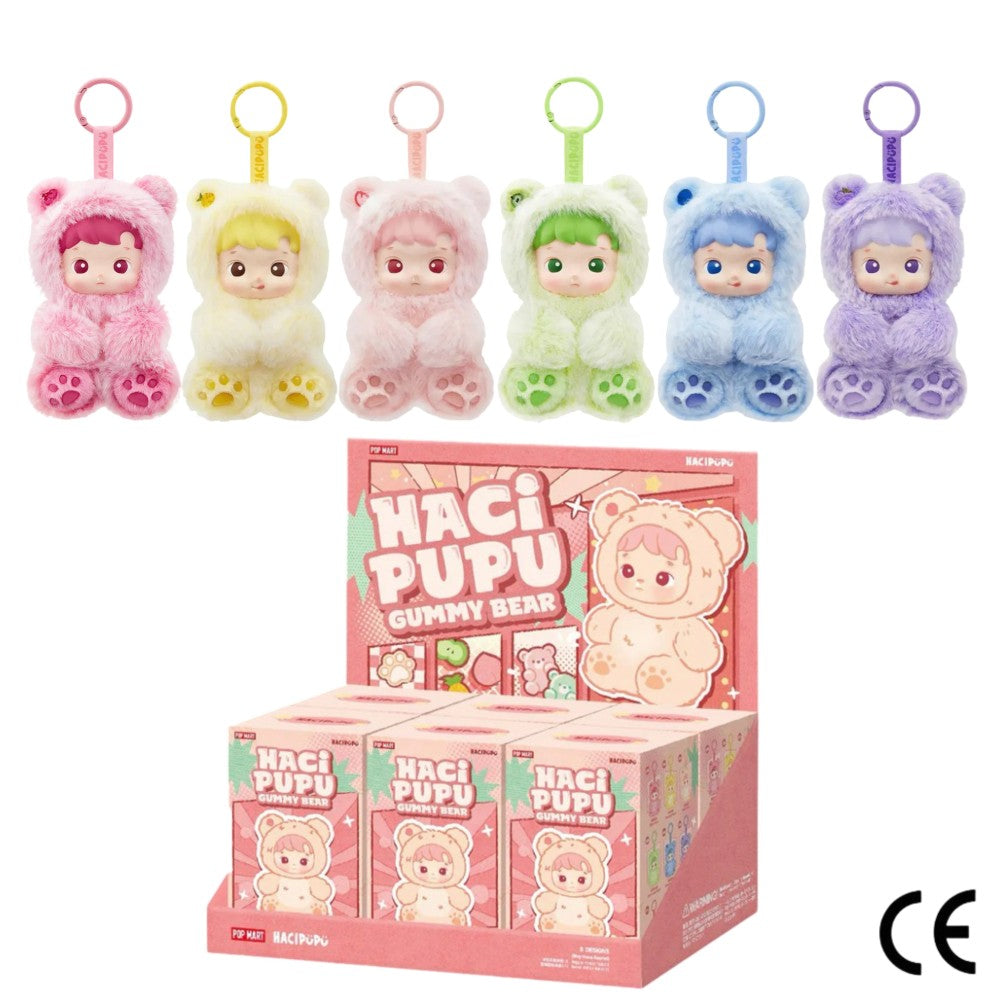 POP MART Labubu HACI PUPU Gummy Bear 6er-Set