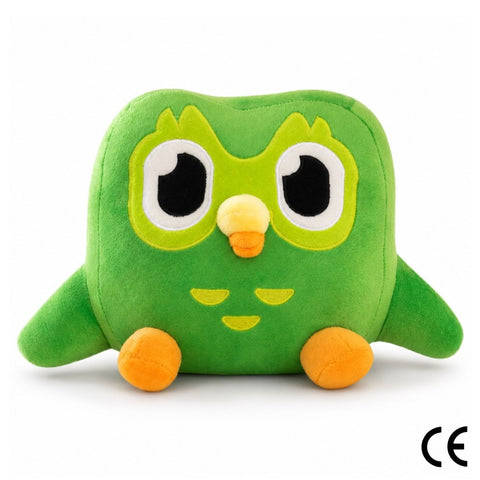 Duolingo Grüne Eule Plüschtier