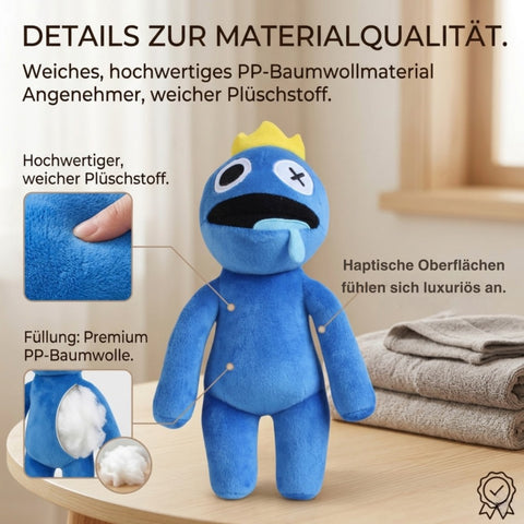 Regenbogenfreunde Robblox Blau Plüschtier