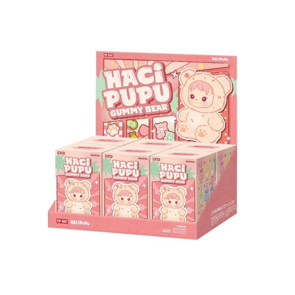 POP MART Labubu HACI PUPU Gummy Bear 6er-Set
