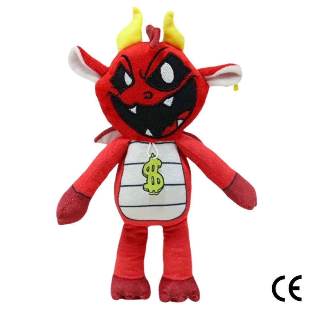 Nightmare Monster Playtime Critterrs Plüschtier Simon-Smoke Rot