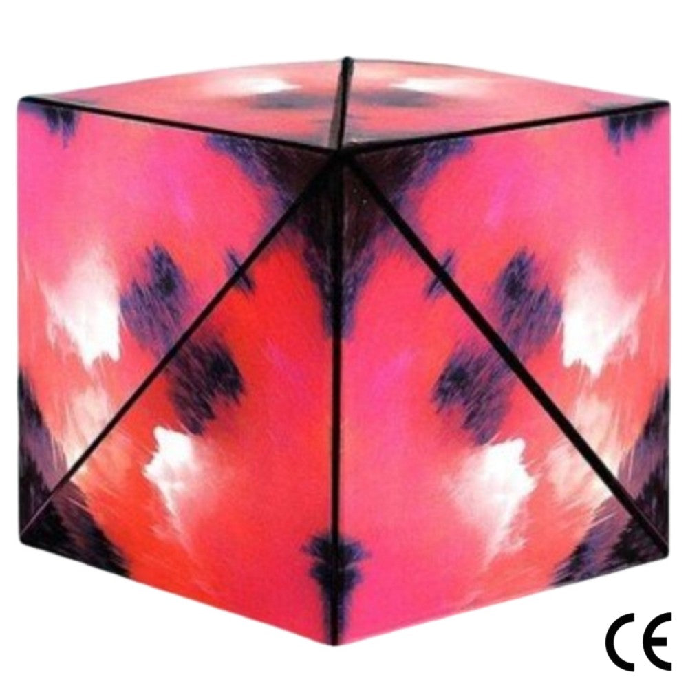 Magnetic 3D Magic Cube Puzzle Rotes Feuer