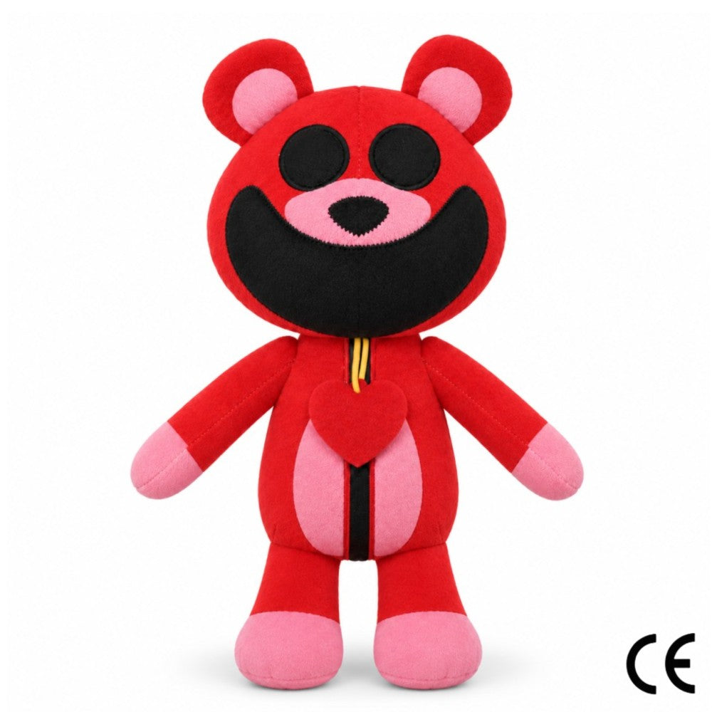 Peluche Bobby Bearhug de Playtime Critters, rojo