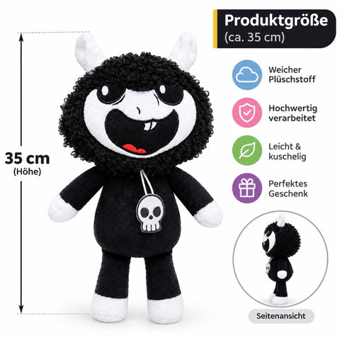 Peluche Nightmare Monster Playtime Critters Baba-Chops negro