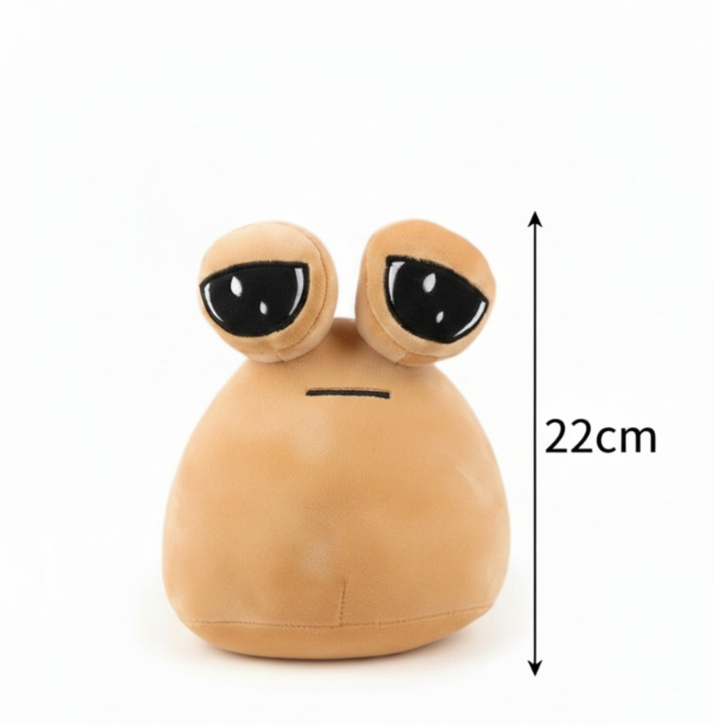 Pou Plüschtiere Kollektion Beige Sad Pou Plüschtier - Wiztex.de
