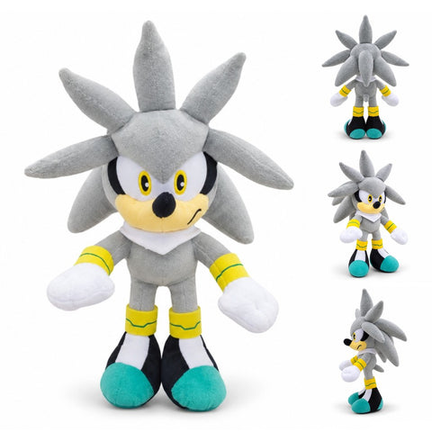 Colección de erizos Wiztex Silver, peluche de 28 cm