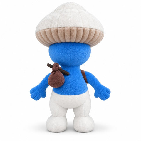 Pitufo de peluche azul
