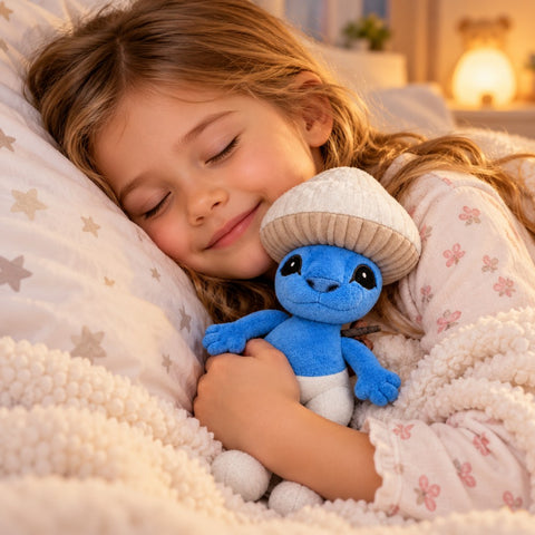 Pitufo de peluche azul