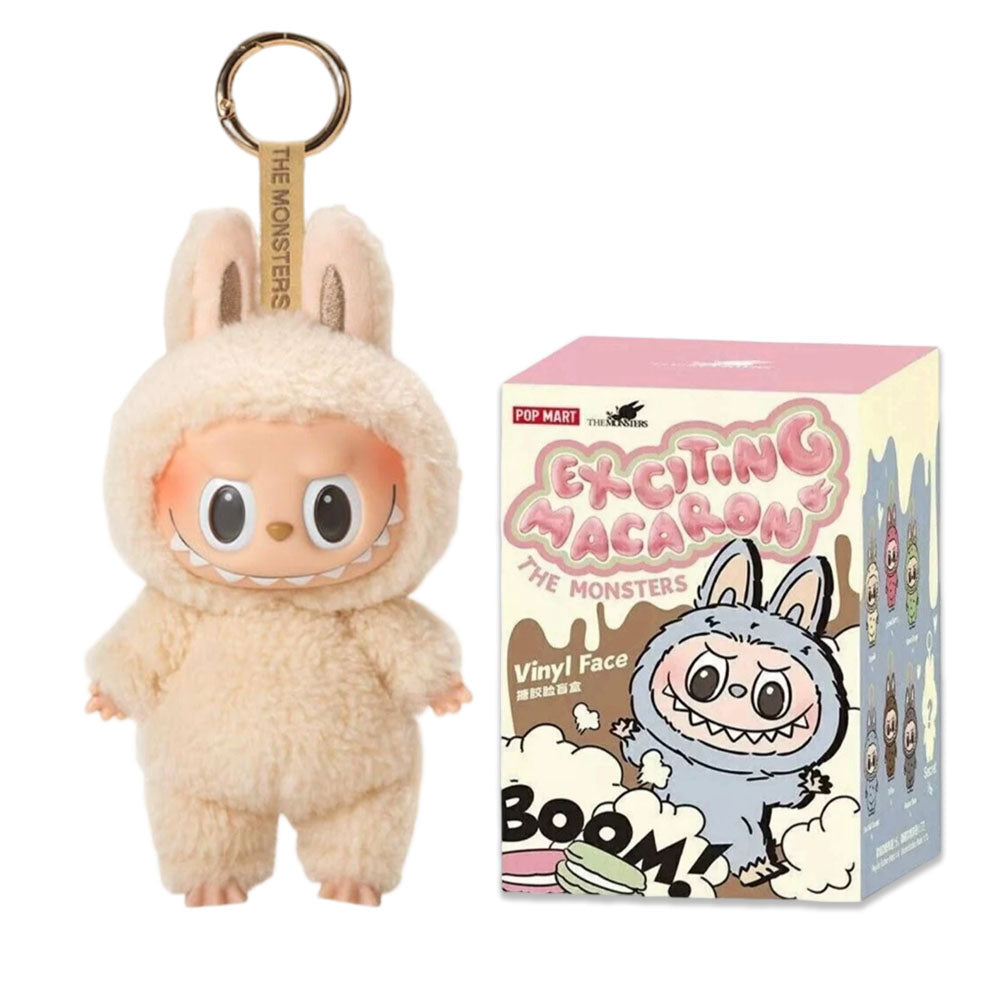 POP MART Labubu Exciting Macron Original "Soymilk" (Weiß) - Wiztex.de