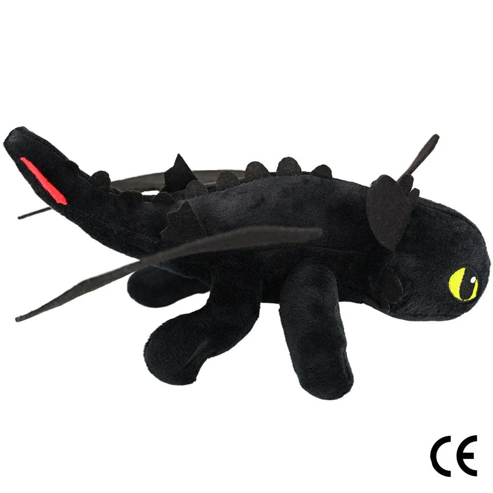 Toothless Night Fury Dragon Plüschtiere Kollektion Schwarz Plüschtier
