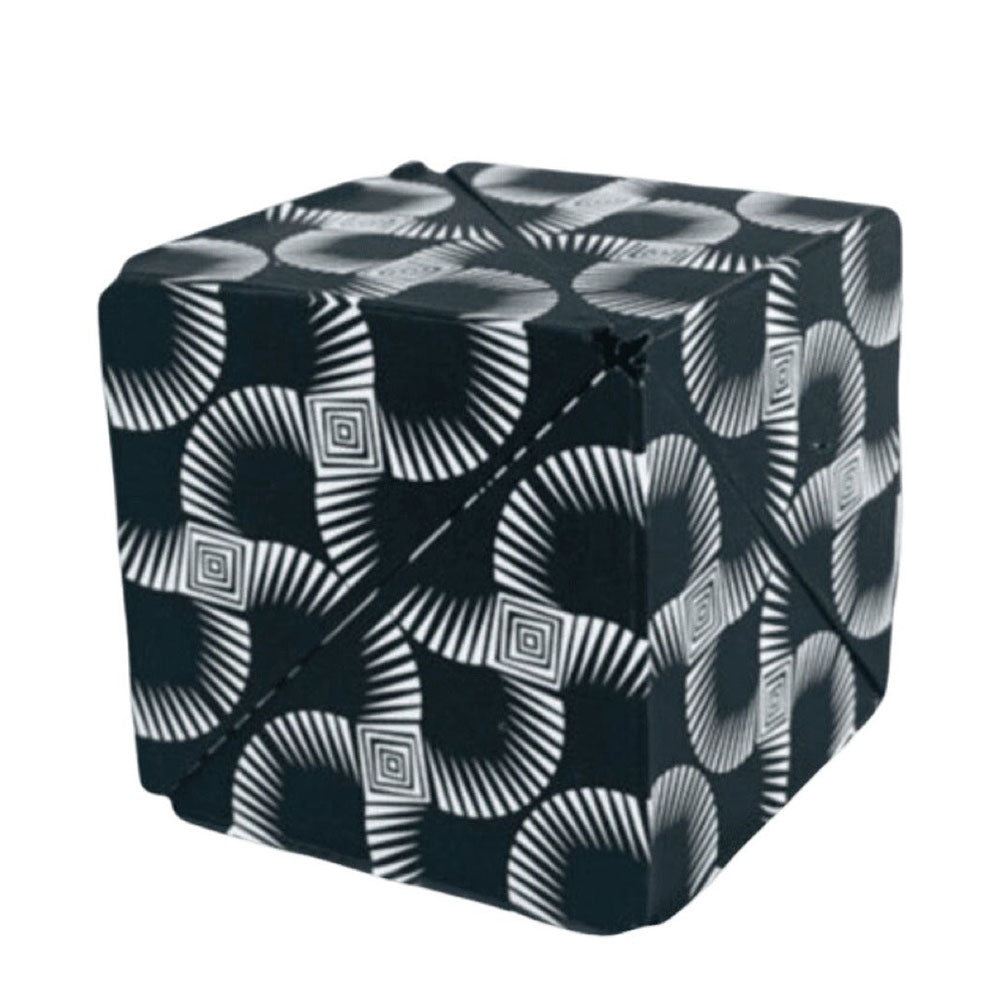 Magnetic 3D Magic Cube Puzzle Schwarz & Weiß - Wiztex.de