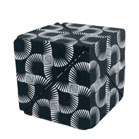 Magnetic 3D Magic Cube Puzzle Schwarz & Weiß - Wiztex.de