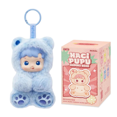 POP MART Labubu HACI PUPU Gummy Bear Original " Blueberry Flavor" (Blau) - Wiztex.de