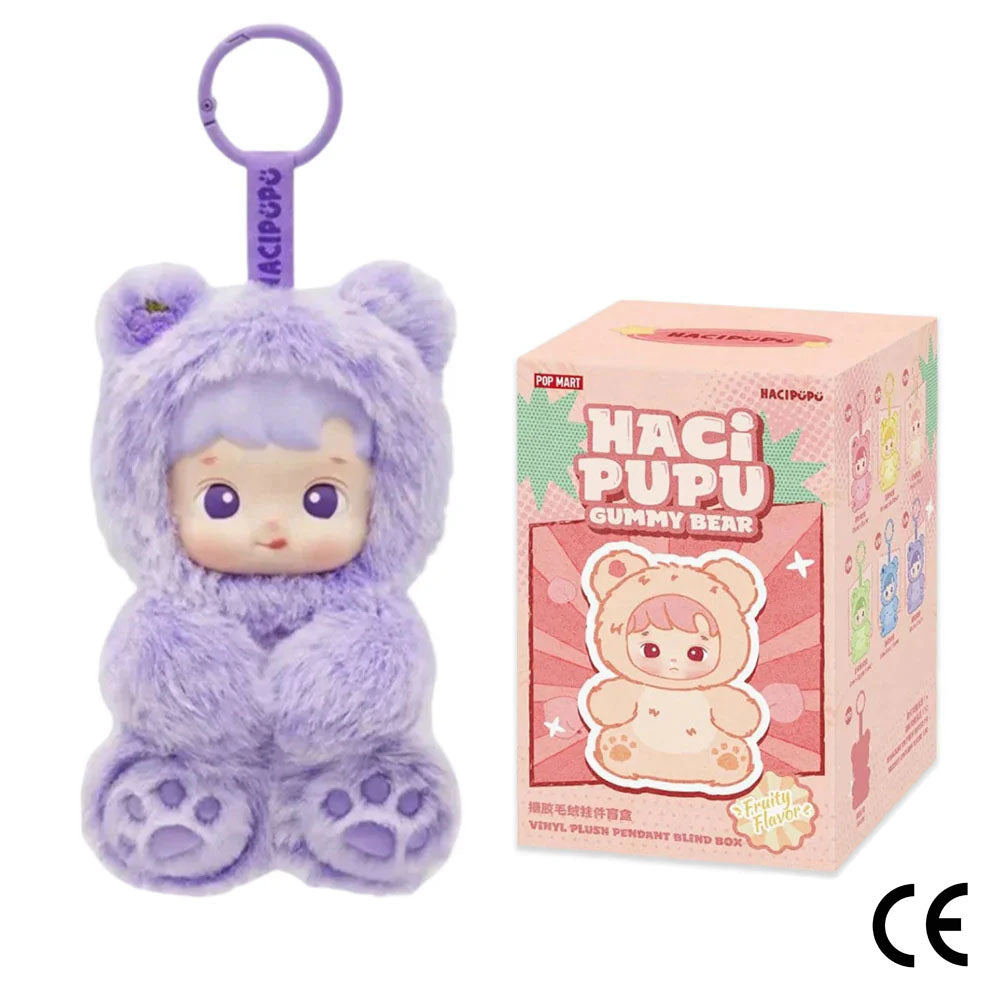 POP MART Labubu HACI PUPU Gummy Bear " Grape Flavor" (Lila)
