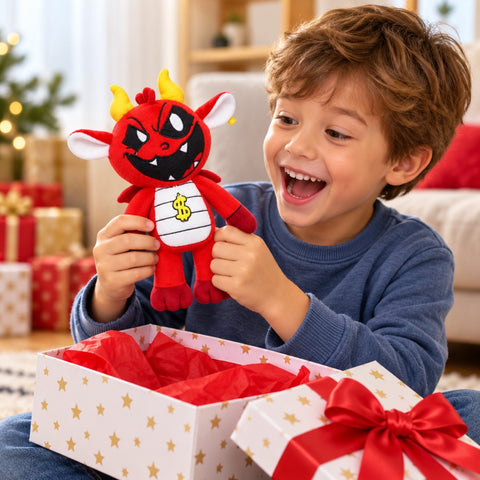 Nightmare Monster Playtime Critters Peluche Simon-Smoke Rojo