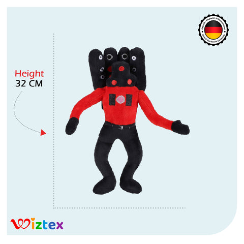 Skibidi Toilet Titan's Plüschtier (2 Stuck Alt) - Wiztex.de
