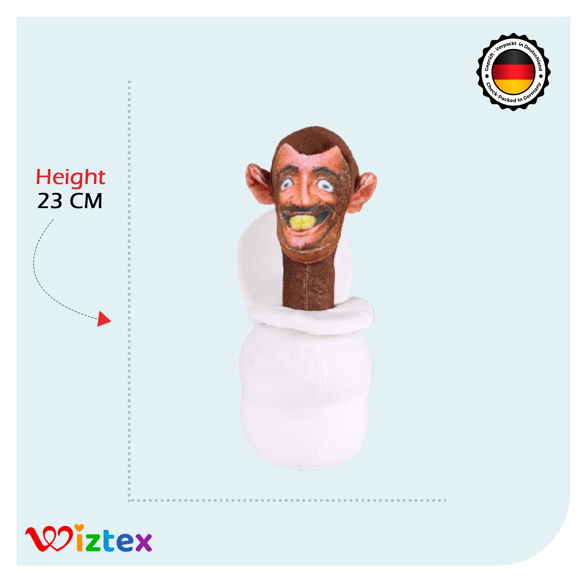 Skibidi Toilet Titan's Plüschtier (2 Stuck Alt) - Wiztex.de