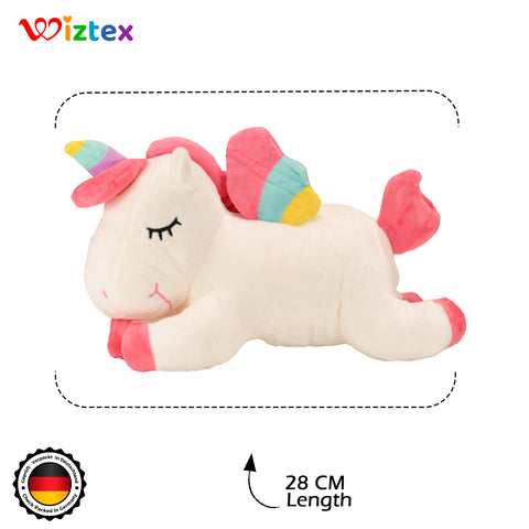 Einhorn Plüschtier 28 cm Weiß - Wiztex.de