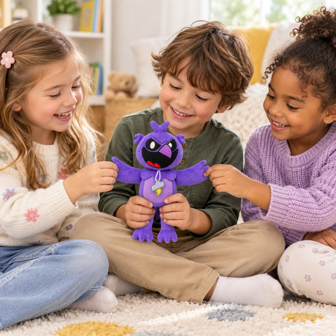 Peluche Nightmare Monster Playtime Critters Poe Morado