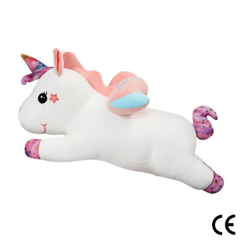 Unicorn plush toy gift for children 40 CM (White)