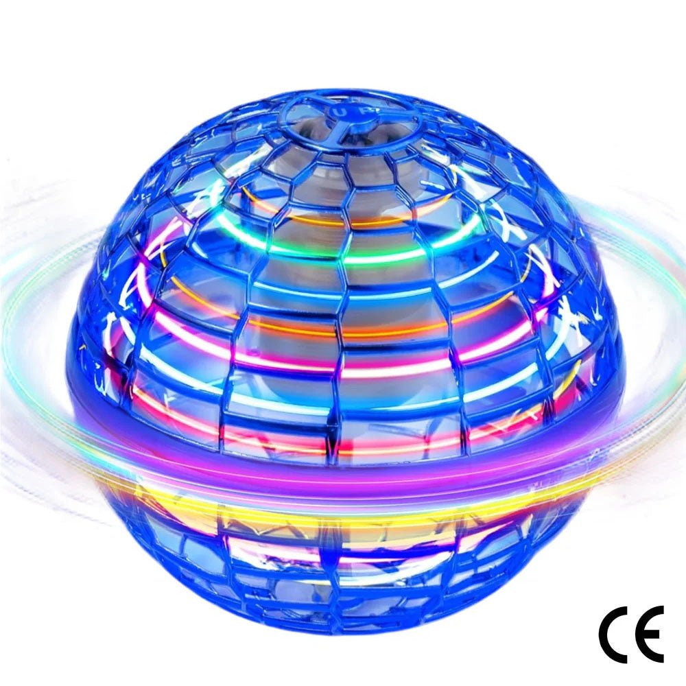 Flynova Pro Fliegender Ball mit Fernbedienung Handheld Schwebeball (Blau)