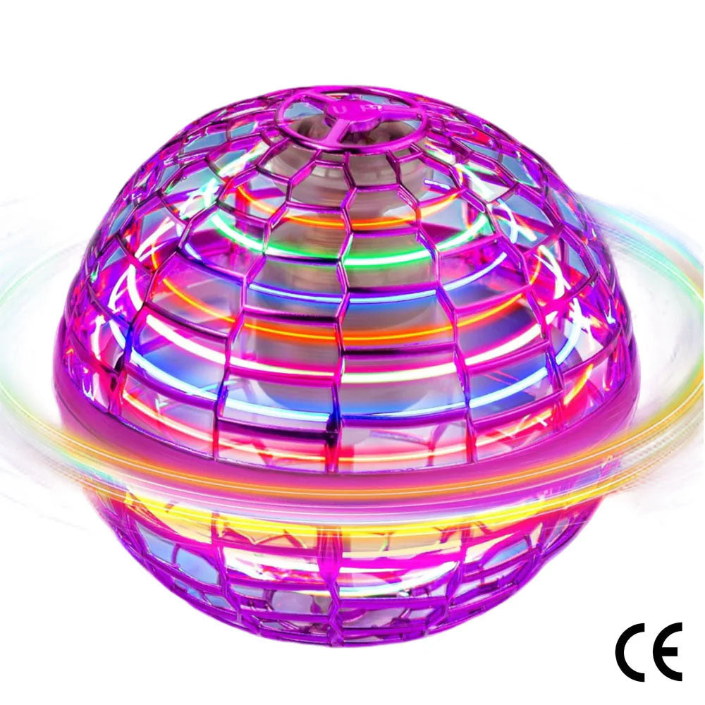 Flynova Pro Fliegender Ball mit Fernbedienung Handheld Schwebeball (Lila)