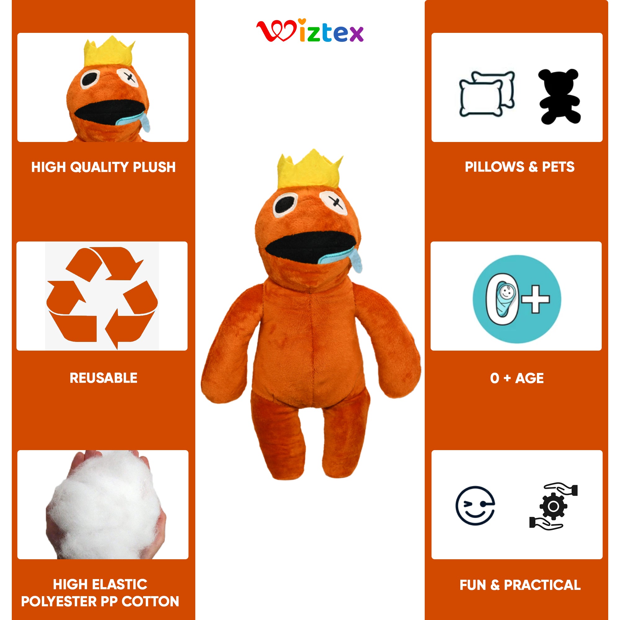 Regenbogenfreunde Robblox Bronze Plüschtier - Wiztex.de