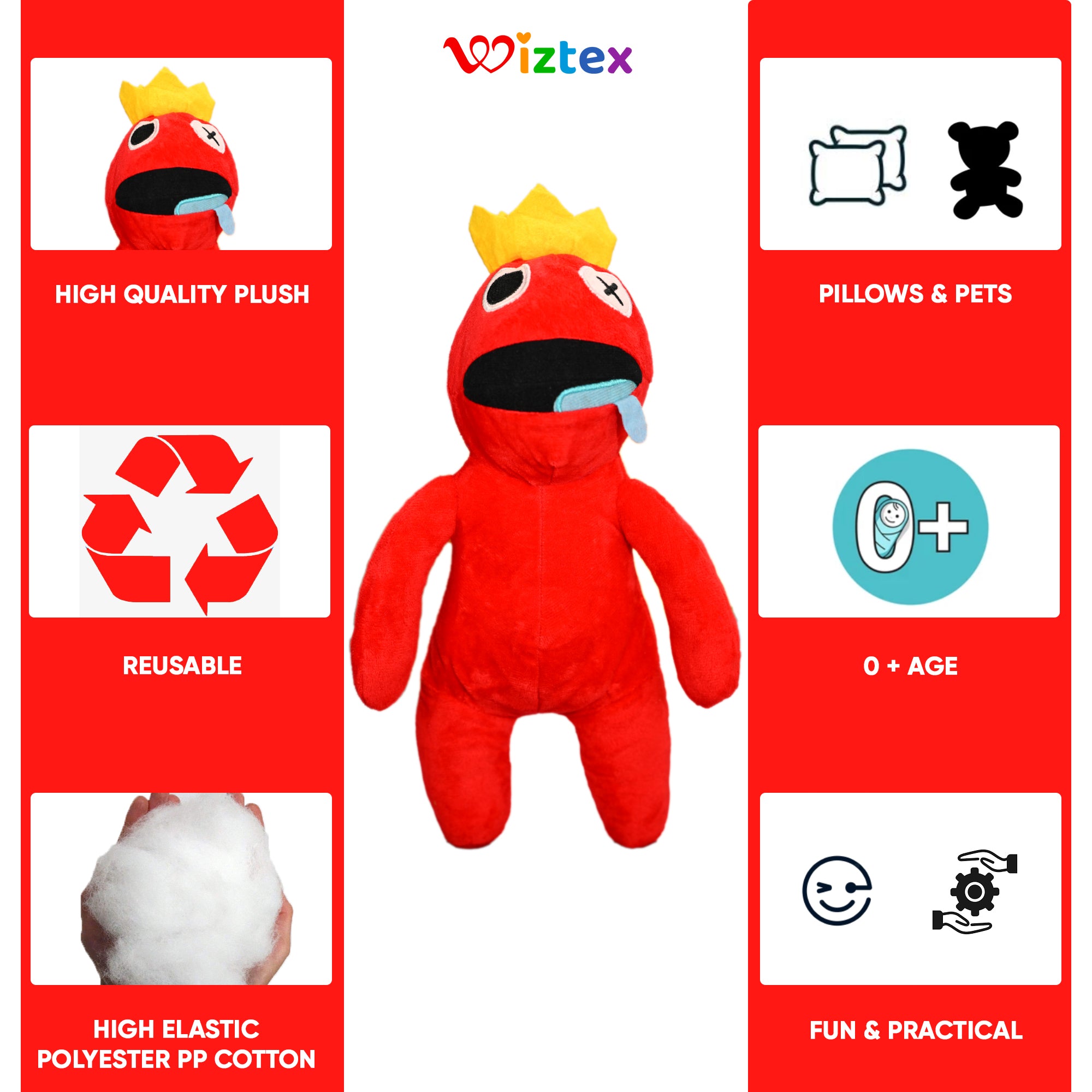 Regenbogenfreunde Robblox Plüschtiere - Wiztex.de