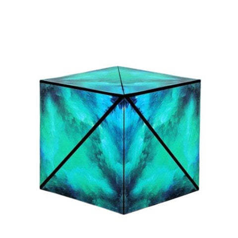 Magnetic 3D Magic Cube Puzzle Grün Kristall - Wiztex.de