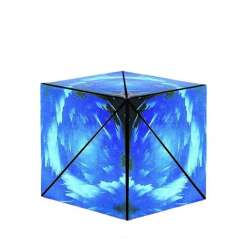 Magnetic 3D Magic Cube Puzzle Ozeanblau - Wiztex.de