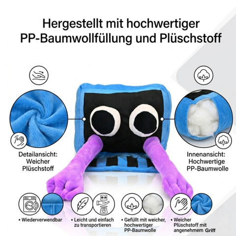 Rainbow Friends Plush Toy TV-Monster