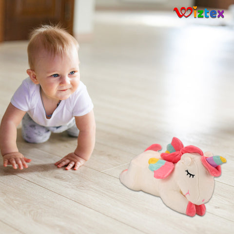 Einhorn Plüschtier 28 cm Weiß - Wiztex.de