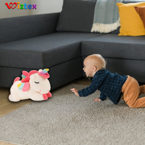 Einhorn Plüschtier 28 cm Weiß - Wiztex.de
