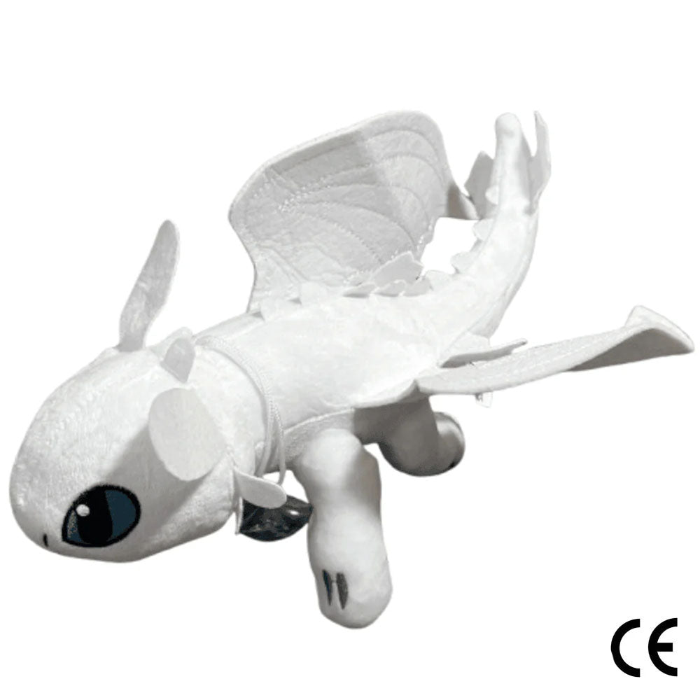Toothless Night Fury Dragon Plüschtiere Kollektion Weiß Plüschtier
