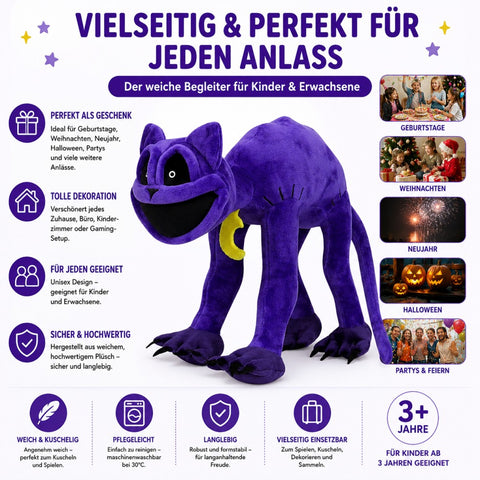 Playtime Critterrs Horror Lila Plüschtier