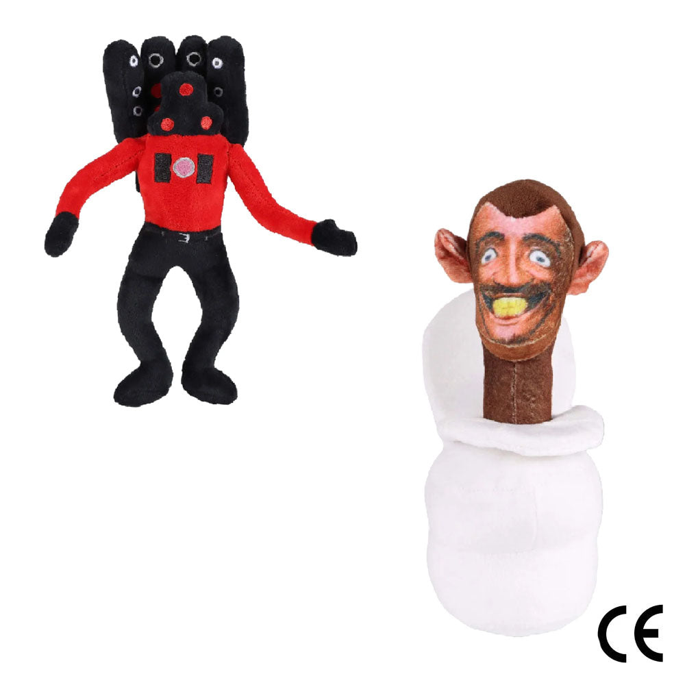 Skibidi Toilet Titan's Plüschtier (2 Stuck Alt)